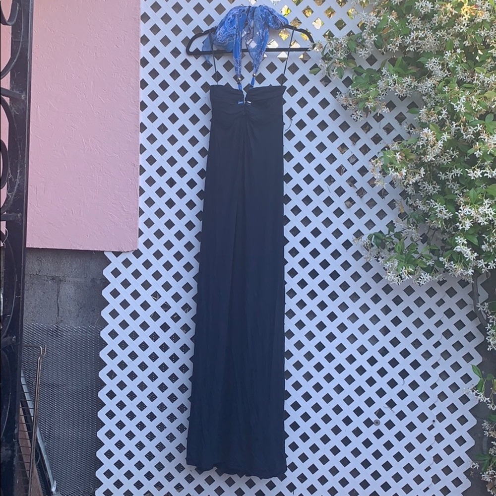 Brand new blue cache XS halter summer dress